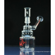 Tubo de água de fumar Triple Tier aniversário bolo Sidecar Rig vidro (ES-GB-564)